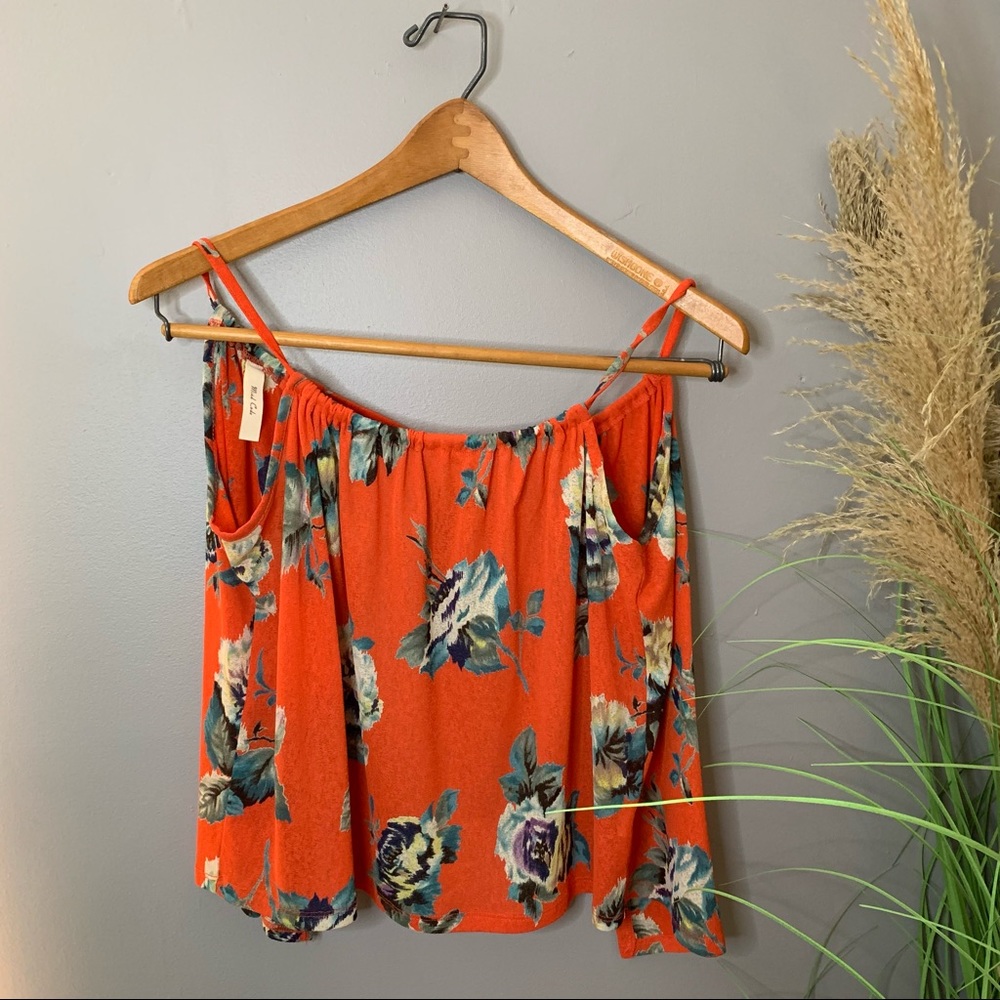 Mind Code Floral Open Back Tank Top - Picture 4 of 12